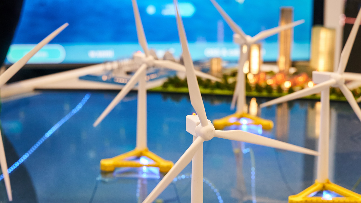 Jugendliche bauen Windpark in der ECE