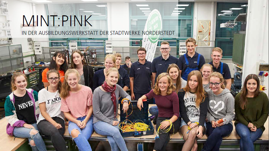 mint:pink in der Ausbildungswerkstatt der Stadtwerke Norderstedt