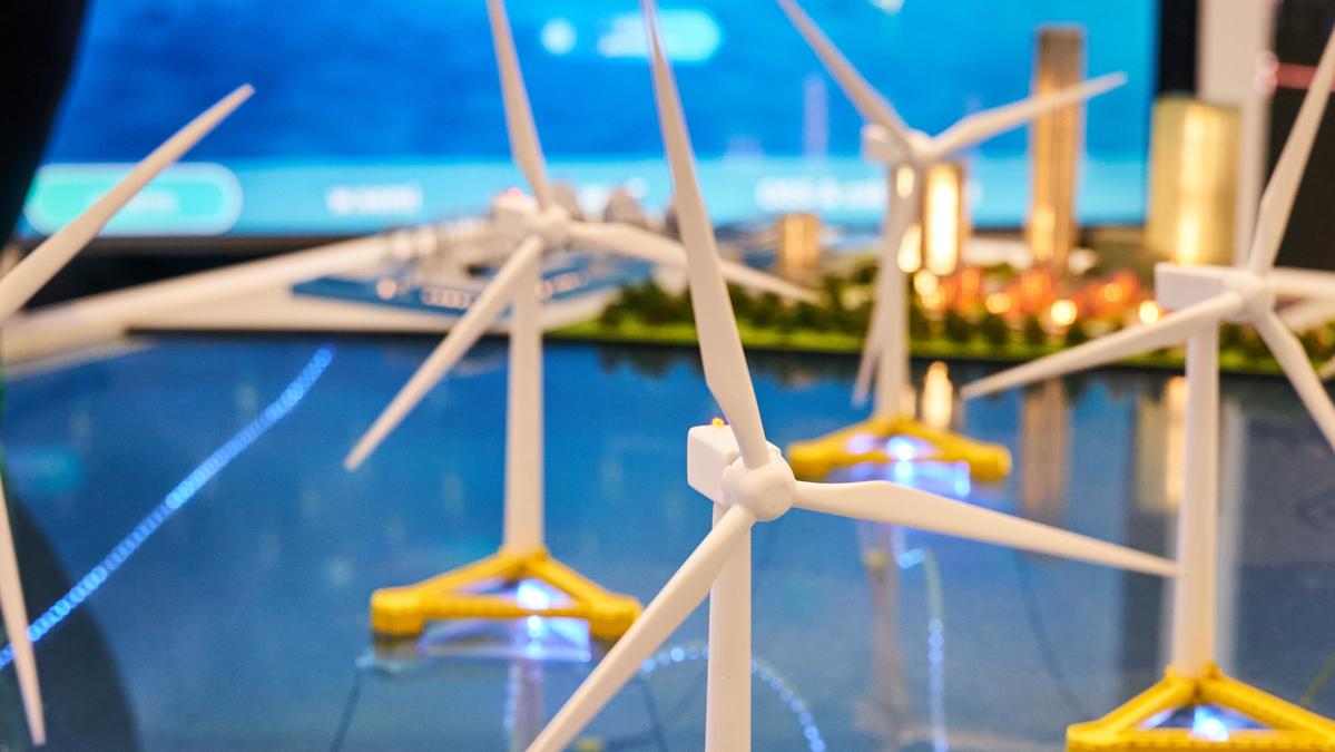 Jugendliche bauen Windpark in der ECE